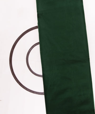 Dark Green Colour Plain Tissue Organza Fabric